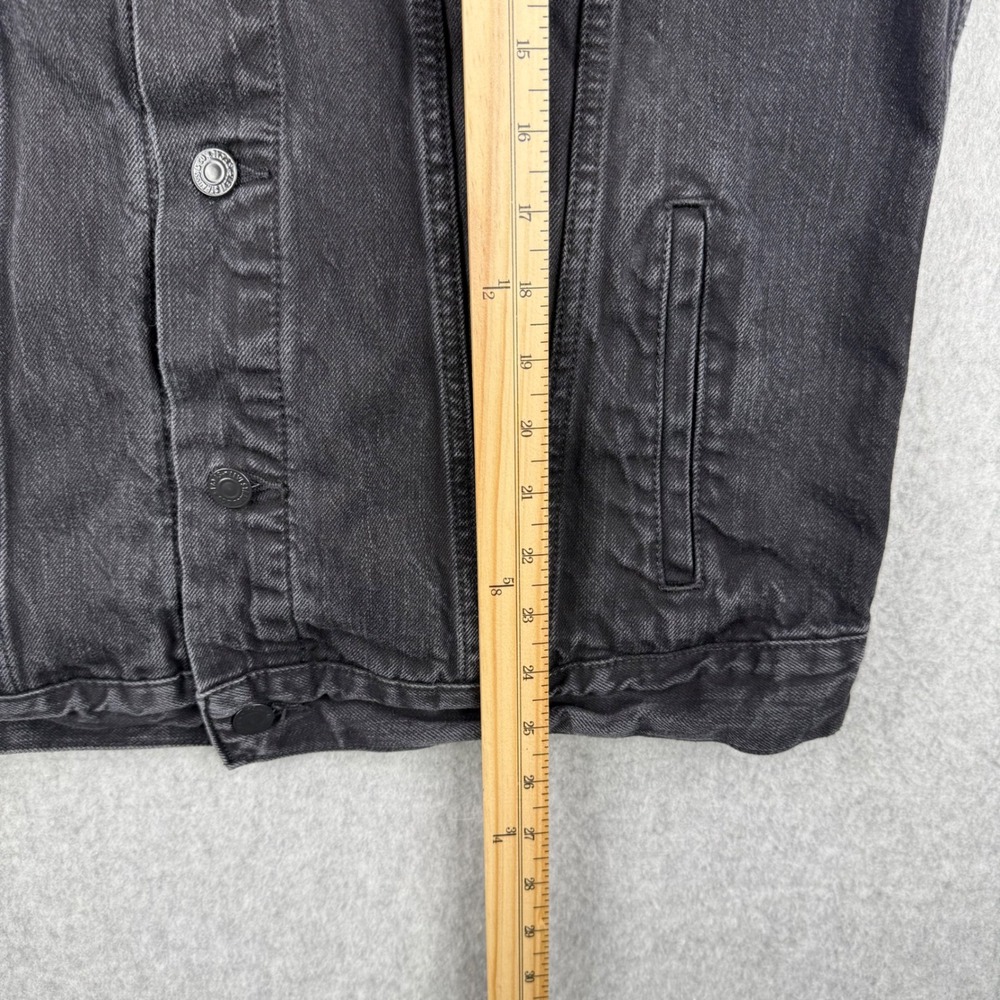 Levis Premium Vest Mens Large Black Trucker Big E Sleeveless Type 3 Jacket - Picture 10 of 10